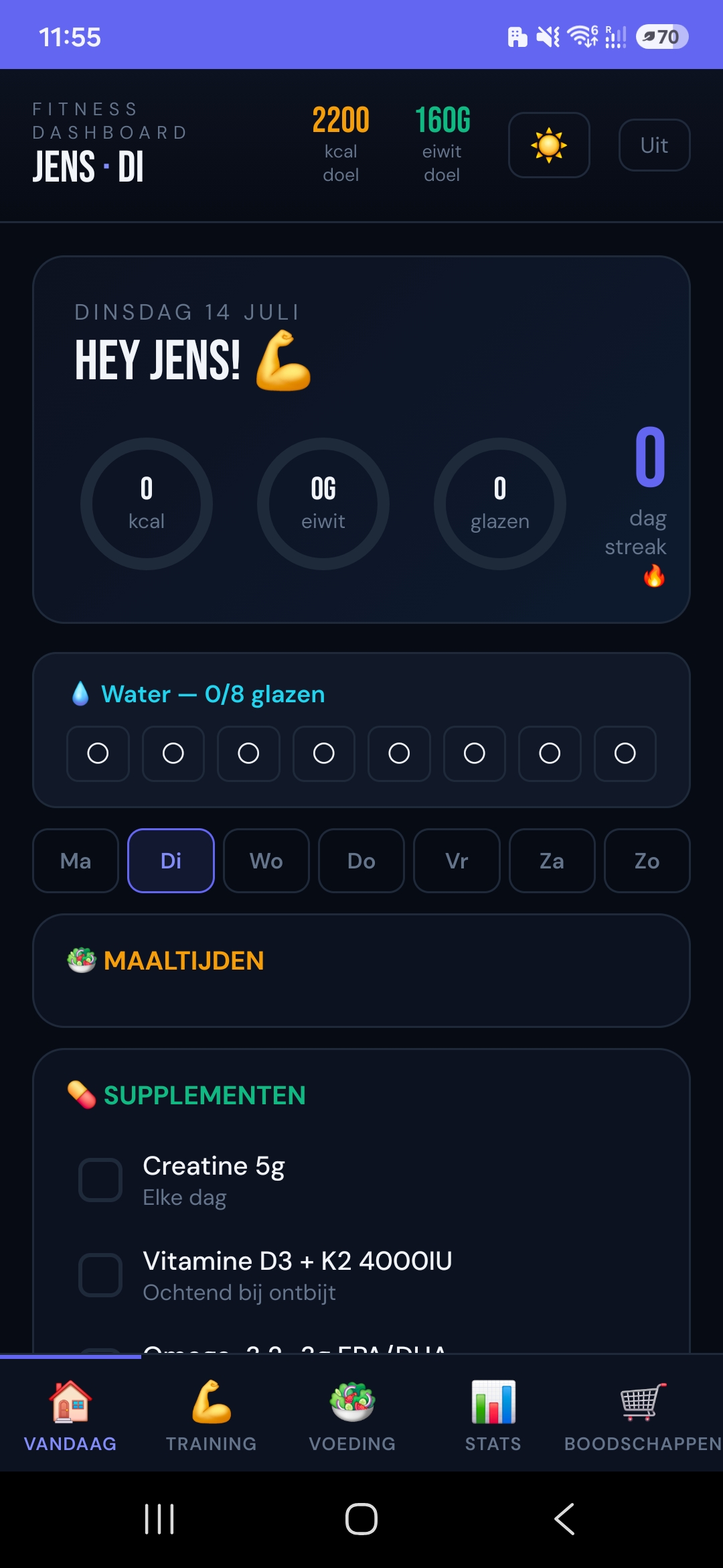 Fitness app