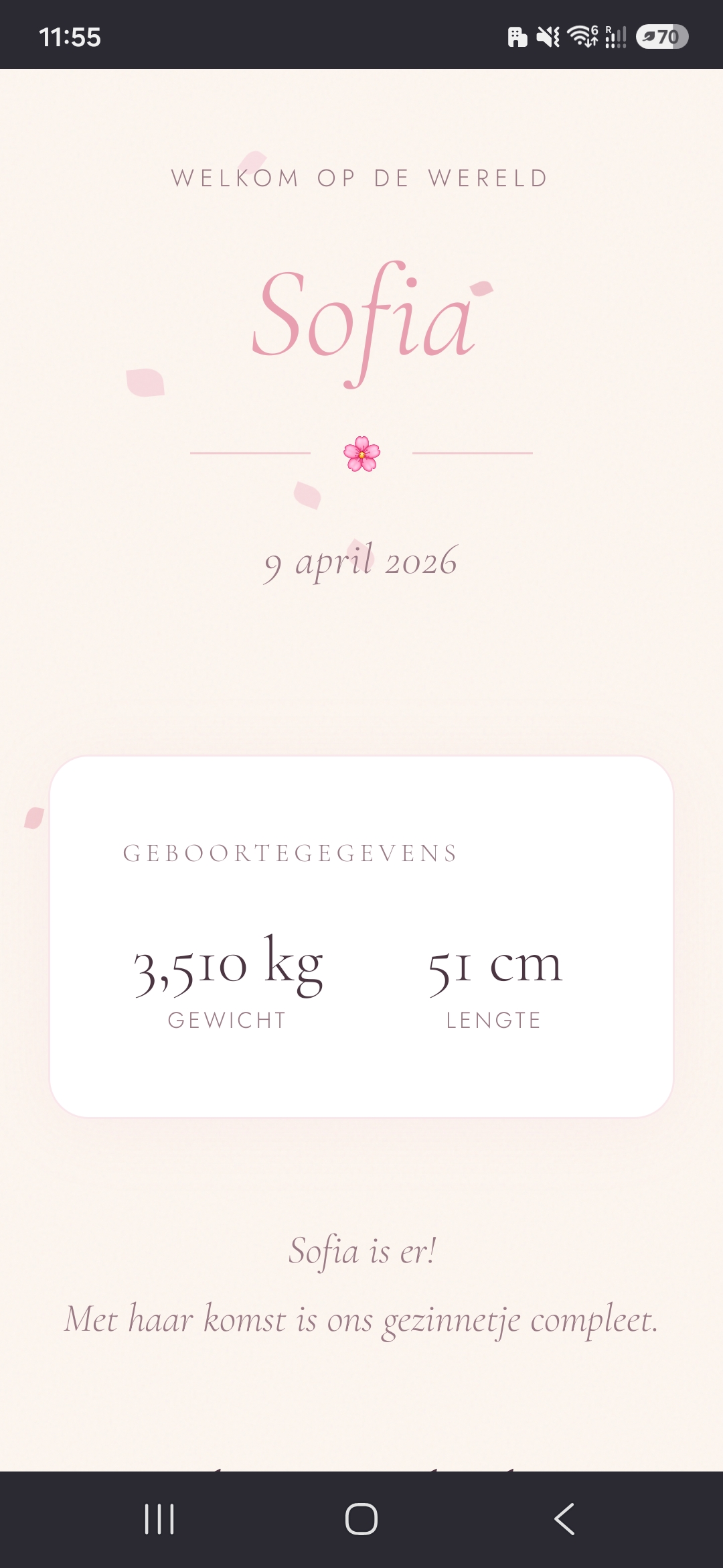 Sofia geboortesite